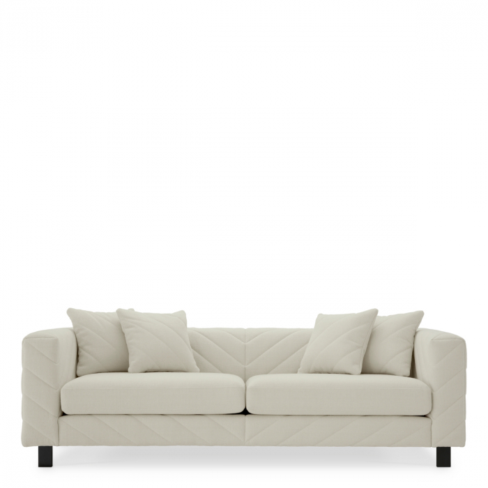 Canapea Avellino rêve crem, Dims: W. 230 | D. 100 | H. 69 | SD. 67 | SH. 46 | AH. 69  (CM) [3]