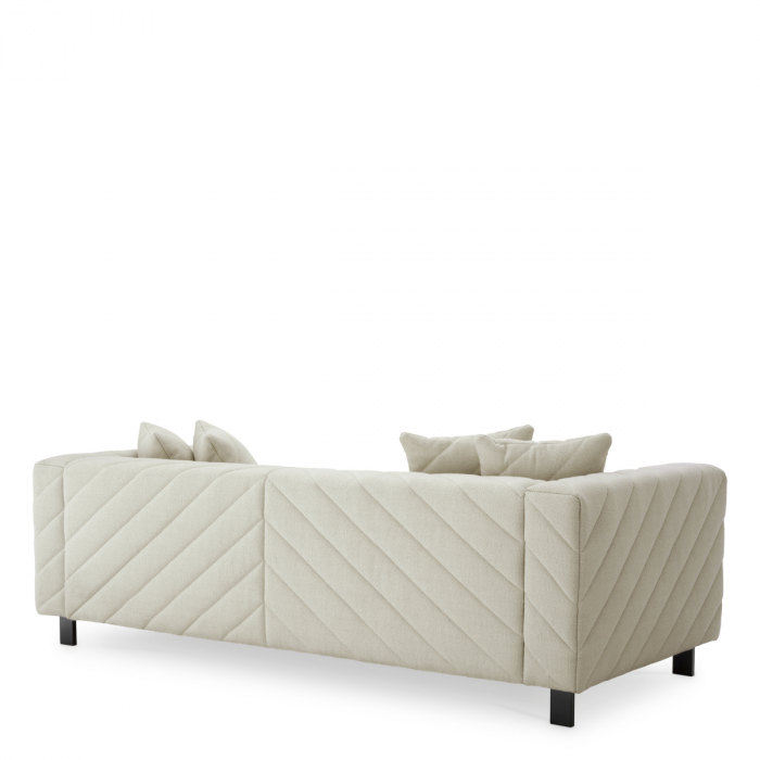 Canapea Avellino rêve crem, Dims: W. 230 | D. 100 | H. 69 | SD. 67 | SH. 46 | AH. 69  (CM) [4]