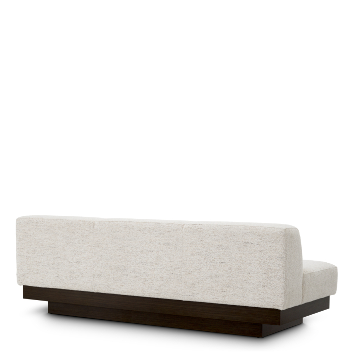 Canapea Bastion furnir carbune alb-galbui |W. 232 | D. 98 | H. 77.5 | SD. 65 | SH. 48 cm  [3]