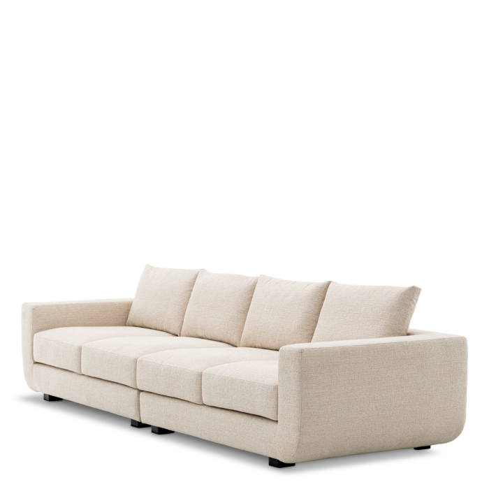 Canapea Brighton nuo bej |W. 324 | D. 104 | H. 82 | SD. 62 | SW. 280 | SH. 45 | AH. 60 cm  [3]