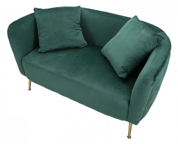 Canapea Bucuresti,  Verde, Cm 127X74X73 [4]