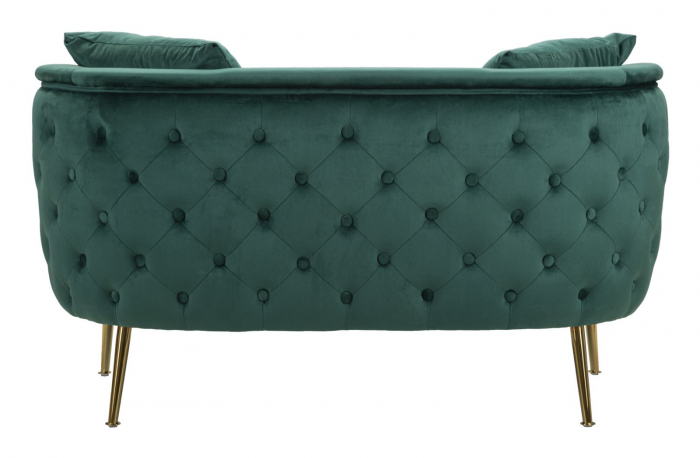 Canapea Bucuresti,  Verde, Cm 127X74X73 [5]