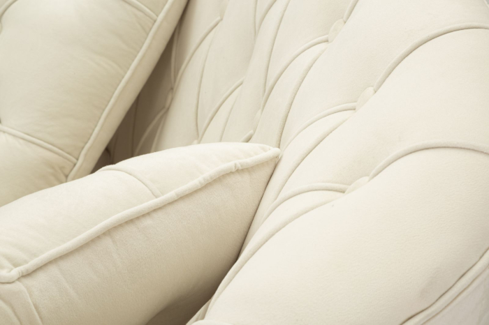 Canapea Budapest crem cu perne 130x83x91 cm [6]