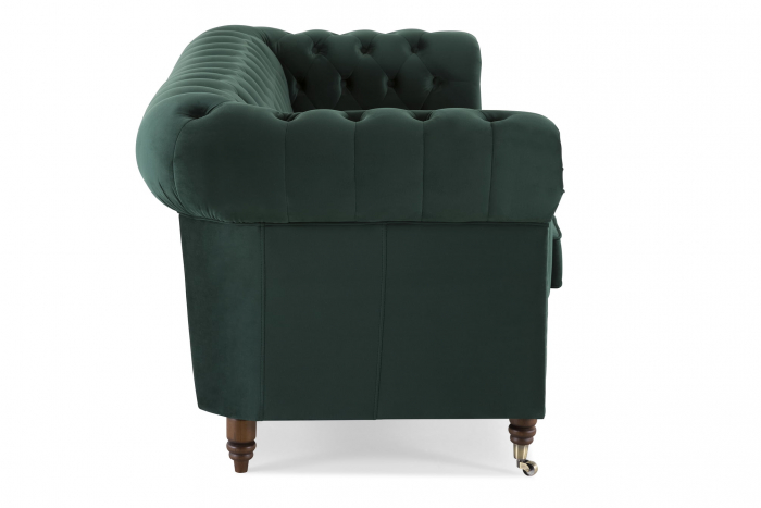 Canapea Chesterfield, 3 locuri, Verde, 203x80x86 cm [3]
