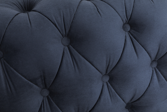Canapea Chesterfield, 4  locuri, Albastru, 238x80x86 cm [9]