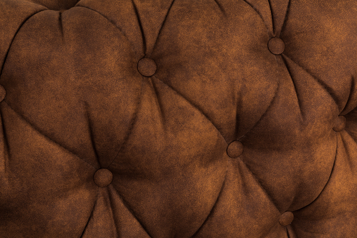 Canapea Chesterfield, 4  locuri, Maro coniac, 238x80x86 cm [8]