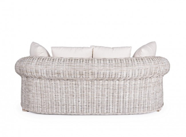 Canapea Coba, Fibra Naturala, Crem, 204x96x80 cm  [4]