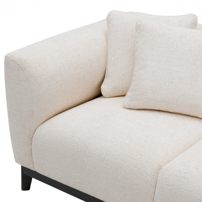 Canapea Corso Lounge dreapta lyssa off-white, Dims: W. 232 | D. 163 | min D. 93 | max D. 163 | H. 72 | min SD. 65 | max SD. 135 | SW. 186 | SH. 46 | AH. 72  (CM) [7]