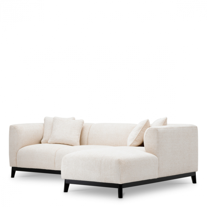 Canapea Corso Lounge dreapta lyssa off-white, Dims: W. 232 | D. 163 | min D. 93 | max D. 163 | H. 72 | min SD. 65 | max SD. 135 | SW. 186 | SH. 46 | AH. 72  (CM) [1]