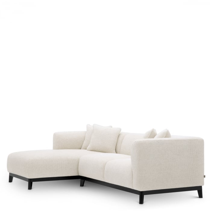 Canapea Corso Lounge, stanga, Lyssa off-white, Dims: W. 232 | D. 163 | min D. 93 | max D. 163 | H. 72 | min SD. 65 | max SD. 135 | SW. 186 | SH. 46 | AH. 72  (CM) [6]