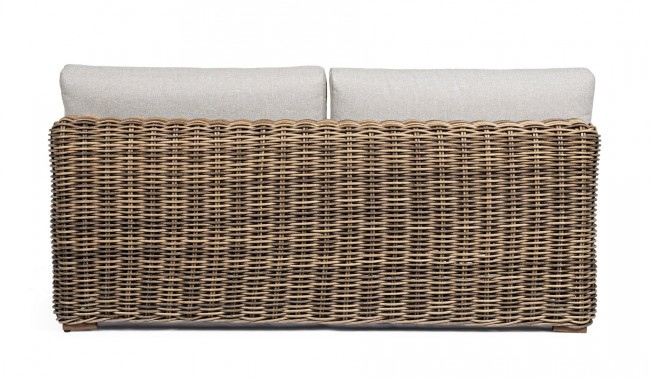 Canapea de exterior Coraline, Aluminiu, Crem, 163x98x79 cm [5]