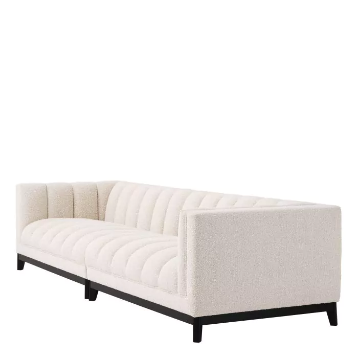 Canapea Ditmar bouclé cream L, Dims: W. 294 | D. 97 | H. 71 | SD. 66 | SH. 47 | AH. 71  (CM) [2]