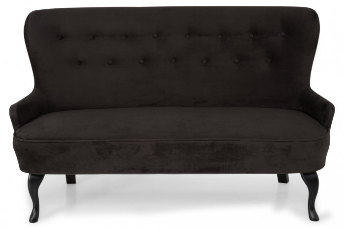 Canapea Diana 2H, Negru, 140xx86x67 cm [4]