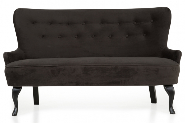 Canapea Diana 2H, Negru, 140xx86x67 cm [3]