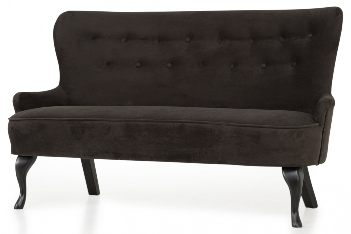 Canapea Diana 2H, Negru, 140xx86x67 cm [2]
