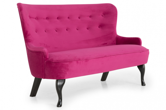 Canapea Diana 2H, Fuchsia, 140xx86x67 cm [2]
