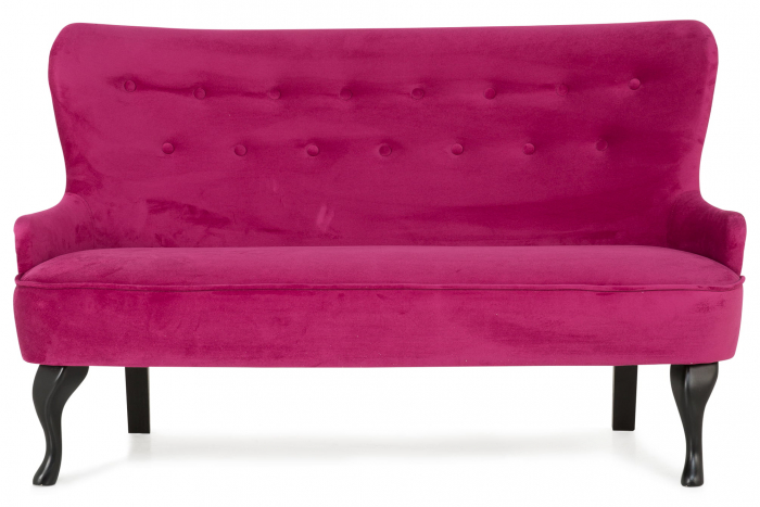 Canapea Diana 2H, Fuchsia, 140xx86x67 cm [4]