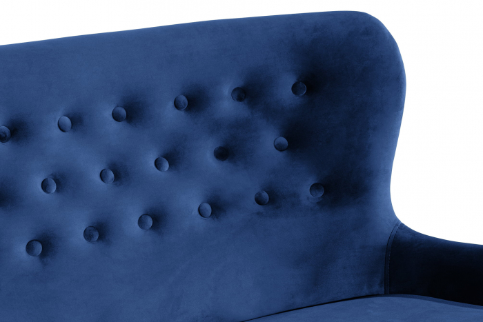 Canapea Diana 3H, Albastru, 140x86x67 cm [8]