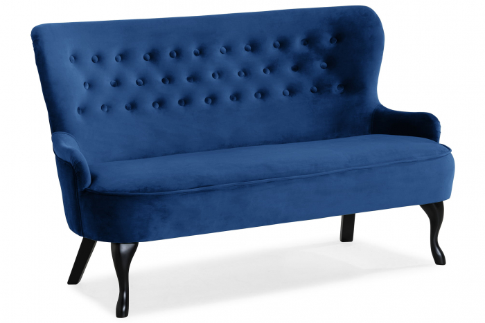 Canapea Diana 3H, Albastru, 140x86x67 cm [5]