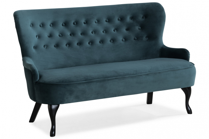 Canapea Diana 3H, Albastru verzui, 140x86x67 cm [5]