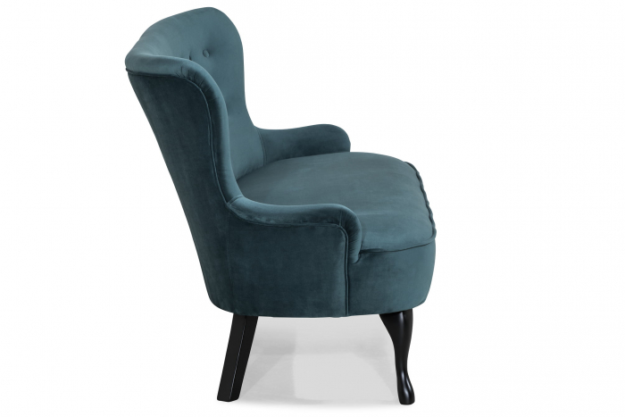 Canapea Diana 3H, Albastru verzui, 140x86x67 cm [6]