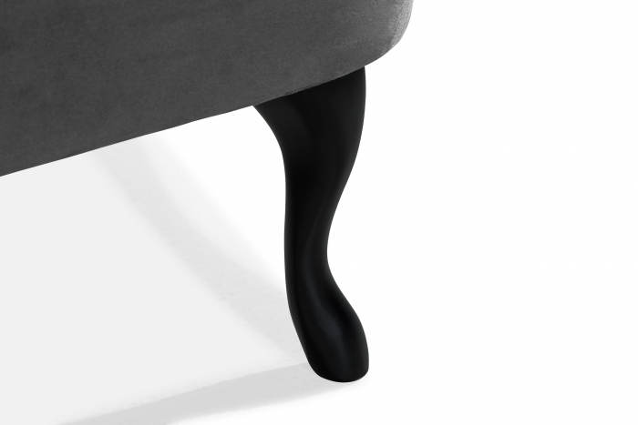 Canapea Diana 3H, Gri inchis, 140x86x67 cm [10]