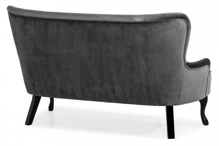 Canapea Diana 3H, Gri inchis, 140x86x67 cm [6]
