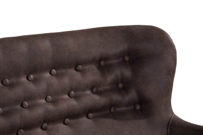 Canapea Diana 3H, Maro Vintage, 140x86x67 cm [8]