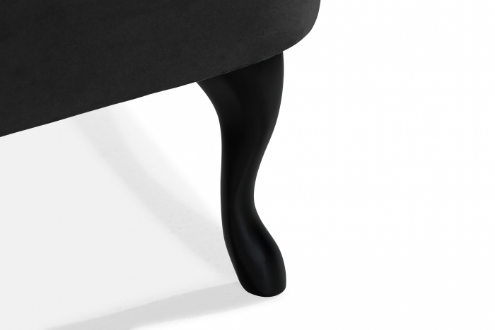 Canapea Diana 3H, Negru, 140x86x67 cm [11]