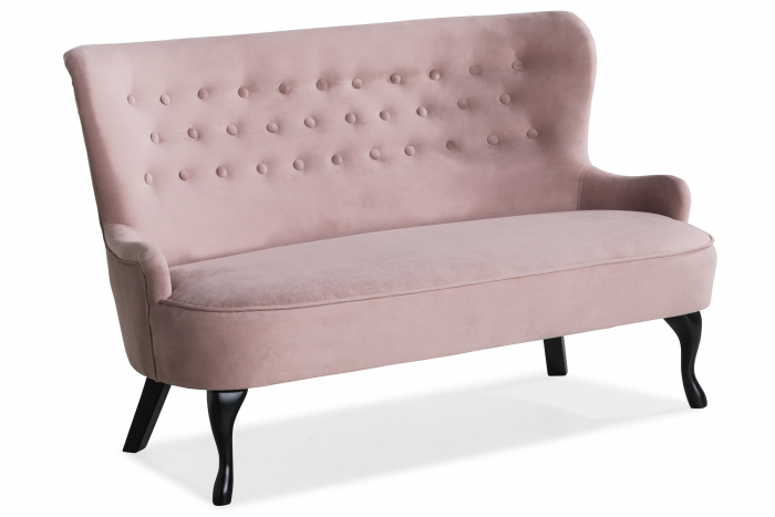 Canapea Diana 3H, Roz, 140x86x67 cm [5]