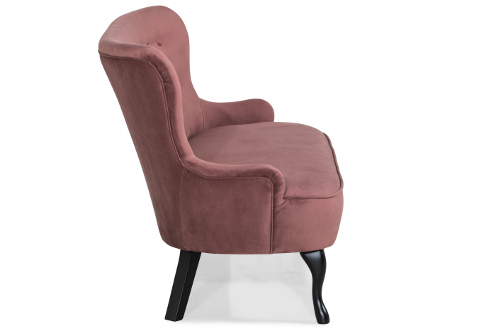Canapea Diana 3H, Roz inchis, 140x86x67 cm [4]