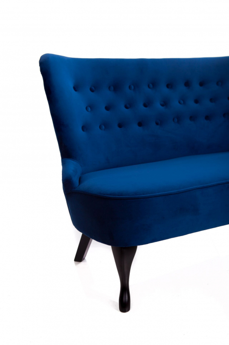 Canapea Diana 3L, Albastru, 140xx86x67 cm [3]