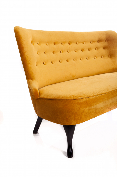 Canapea Diana 3L, Galben, 140xx86x67 cm [6]