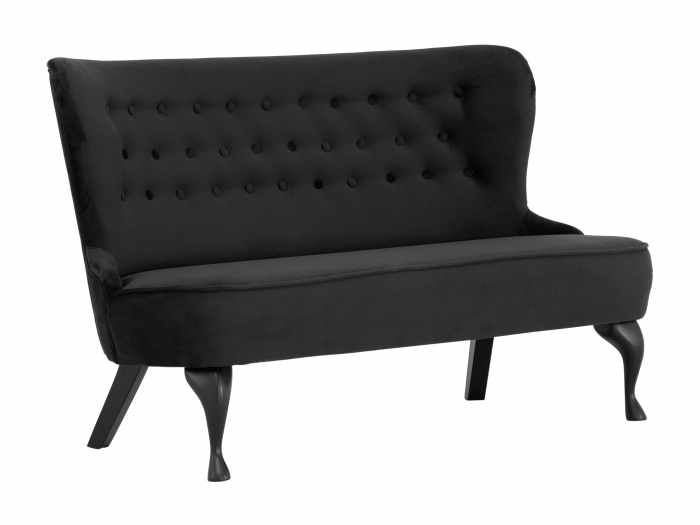 Canapea Diana 3L, Negru, 140xx86x67 cm [2]