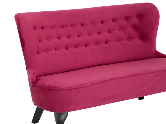 Canapea Diana 3L, Fuchsia, 140xx86x67 cm [5]