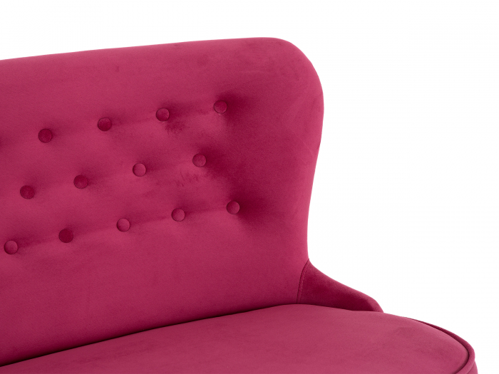 Canapea Diana 3L, Fuchsia, 140xx86x67 cm [6]