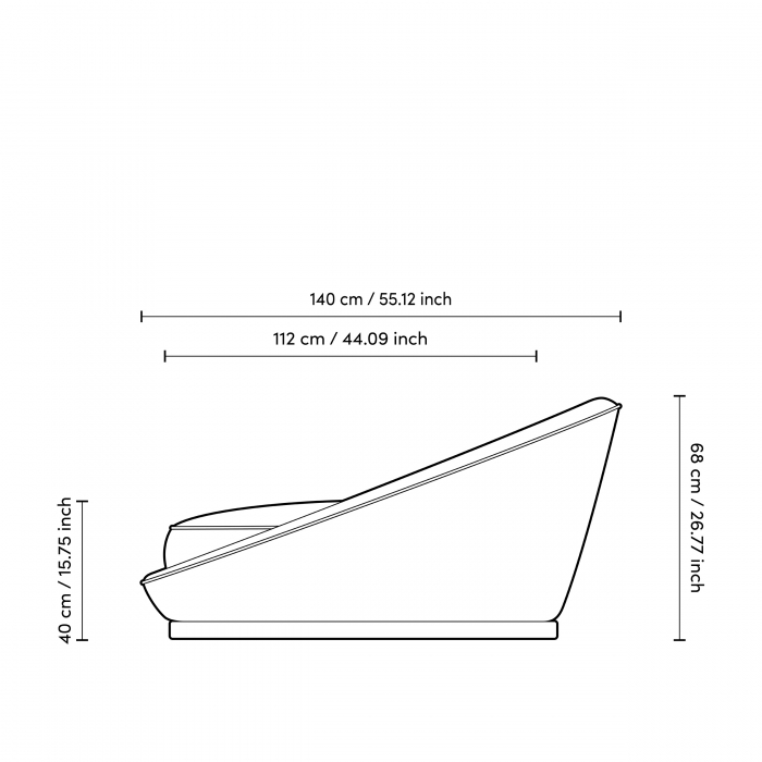 Canapea Duardo canberra, nisip, Dims: Ø 147 | W. 150 | D. 140 | H. 68 | SD. 112 | SH. 40  (CM) [6]