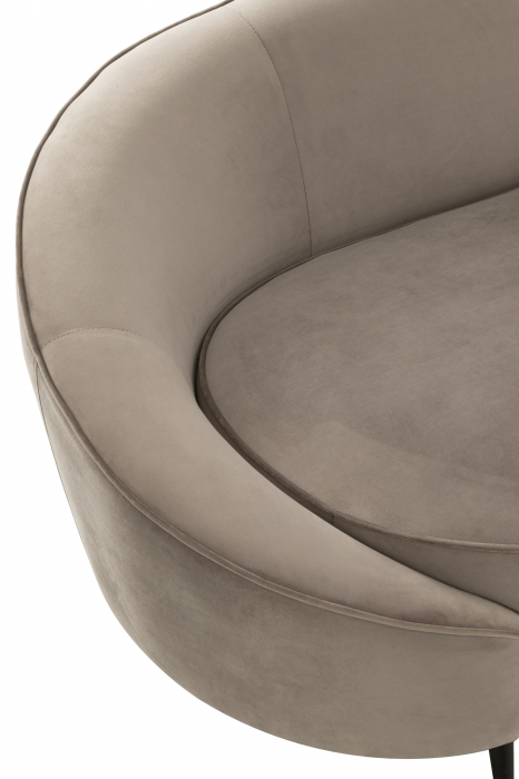 Canapea, Elisabeth, textil gri, 174x82x82 [9]