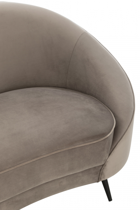 Canapea, Elisabeth, textil gri, 174x82x82 [7]