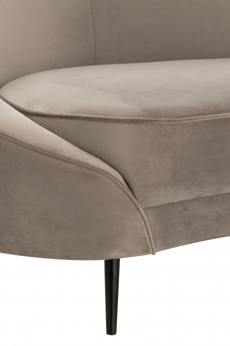 Canapea, Elisabeth, textil gri, 174x82x82 [8]