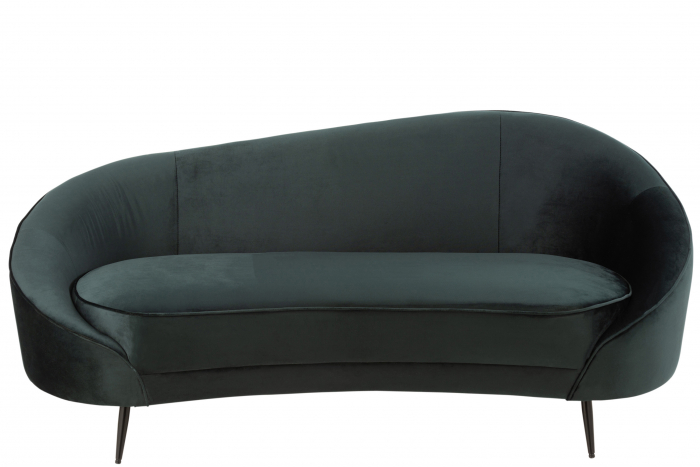 Canapea Elisabeth, Textil/Lemn, Verde, 180x85x79 cm [3]
