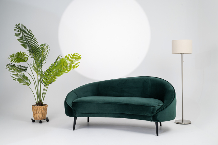 Canapea Elisabeth, textil verde, 174x82x82 [7]