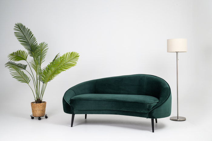 Canapea Elisabeth, textil verde, 174x82x82 [6]