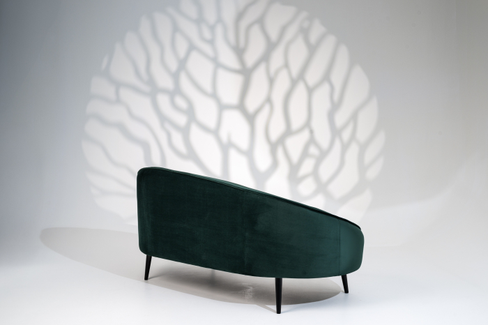 Canapea Elisabeth, textil verde, 174x82x82 [5]
