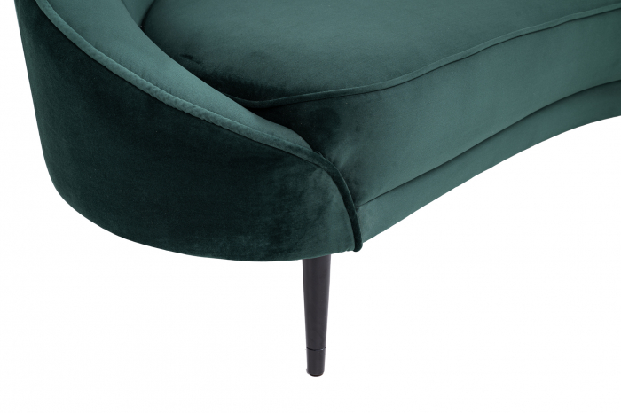 Canapea Elisabeth, textil verde, 174x82x82 [9]