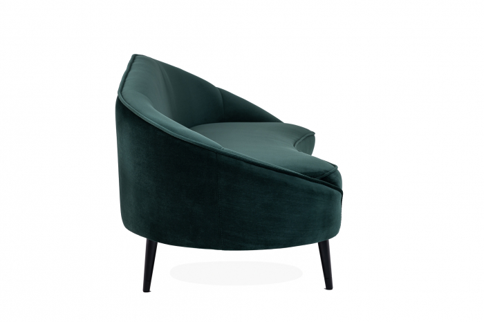 Canapea Elisabeth, textil verde, 174x82x82 [4]