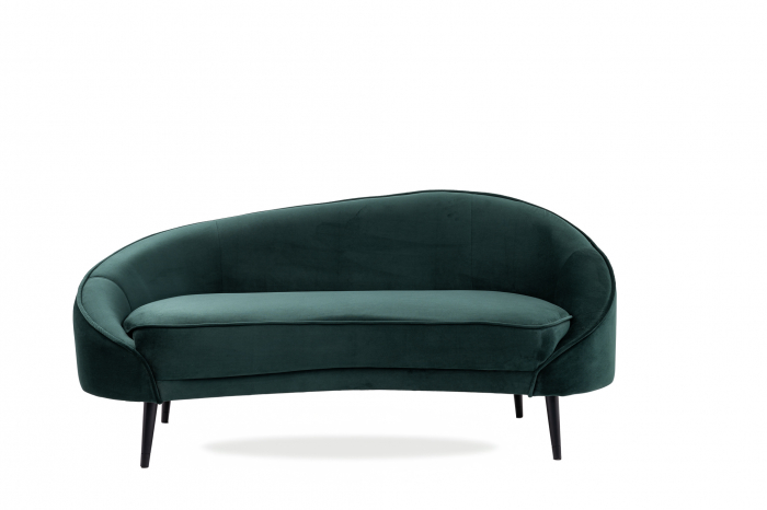 Canapea Elisabeth, textil verde, 174x82x82 [2]