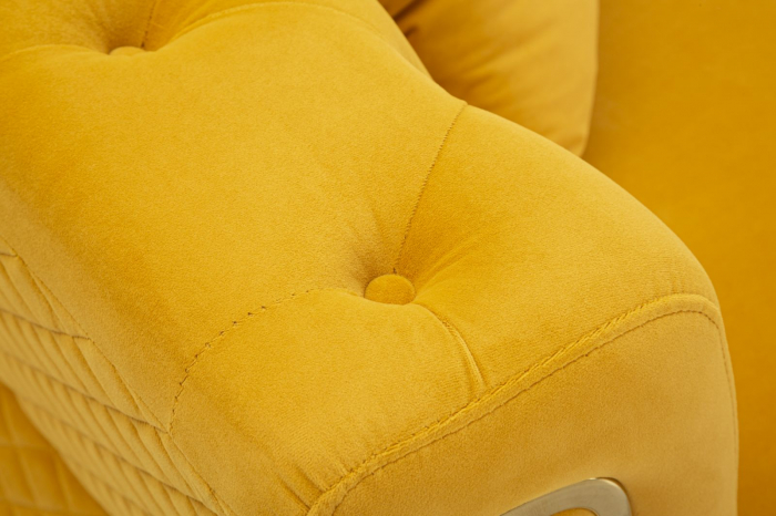 Canapea, EMY, mustar, perne incluse 162x83x76 cm [8]