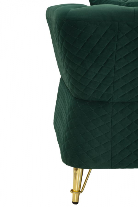 Canapea, EMY, verde, perne incluse 162x83x76 cm [11]