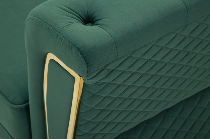 Canapea, EMY, verde, perne incluse 162x83x76 cm [8]
